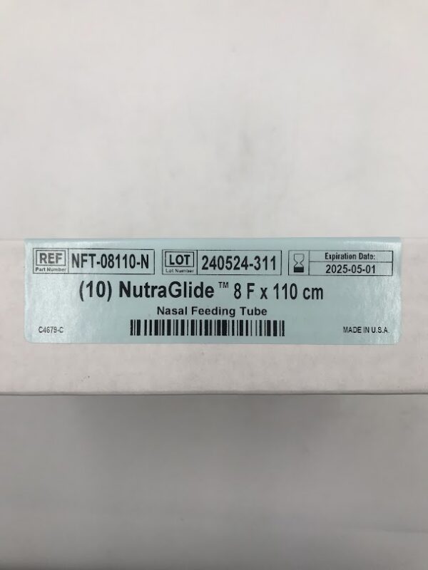 APPLIED MEDICAL NFT-08110-N  NutraGlide Nasal Feeding Tube 8F x 110cm (10/Box)