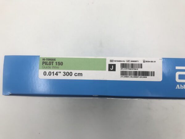 ABBOTT 1010484-HJ Hi-Torque Pilot 150 Guide Wire w/Hydrophilic Coating, 0.014" x 300cm (5/Box) (X)