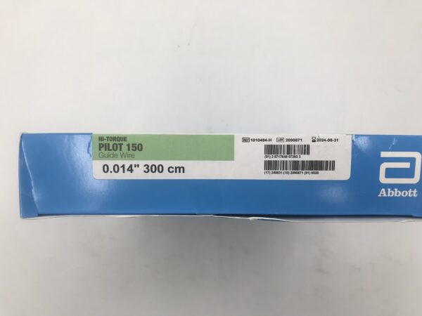ABBOTT 1010484-H Hi-Torque Pilot 150 Guide Wire w/Hydrophilic Coating, 0.014" x 300cm (5/Box) (X)