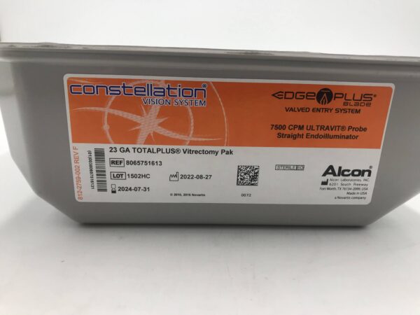 ALCON 8065751613 Constellation Vision System TOTALPLUS Vitrectomy Pak 23Ga (X)
