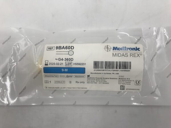 MEDTRONIC 9BA60D Midas Rex Dissecting Tool ≈G4-360D 9-M (X)