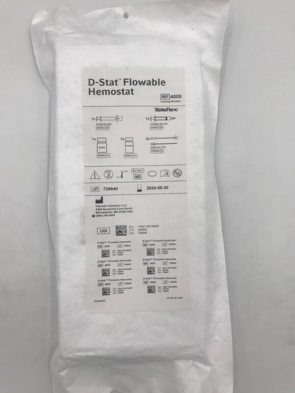 VASCULAR SOLUTIONS 4000 D-Stat Flowable Hemostat (X)