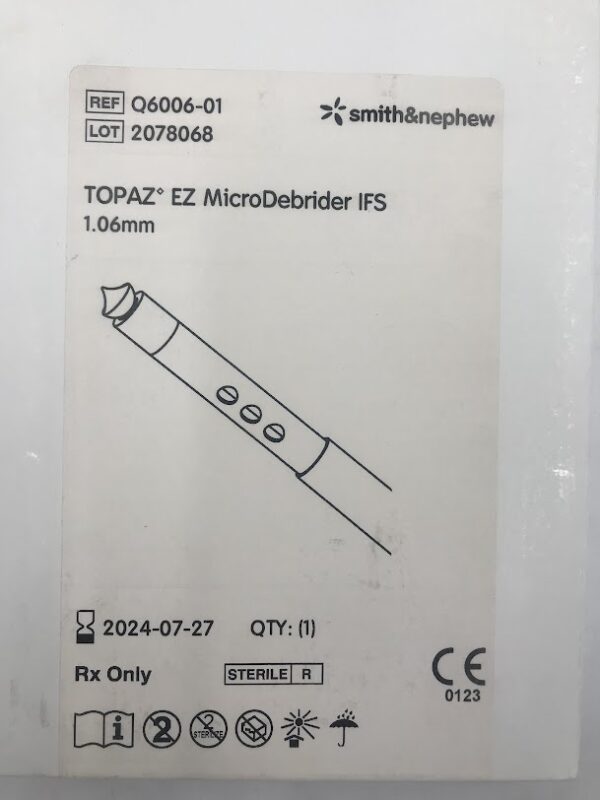 SMITH & NEPHEW Q6006-01 Topaz Ez MicroDebrider IFS 1.06mm (X)