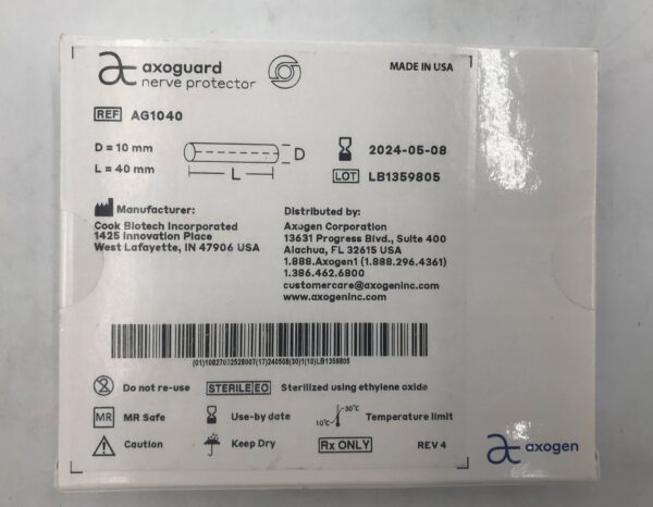 COOK AG1040 Axoguard Nerve Protector 10mm x 40mm (X)
