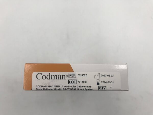 CODMAN 82-3072 Bactiseal Ventricular Catheter and Distal Catheter Kit 14cm (X)