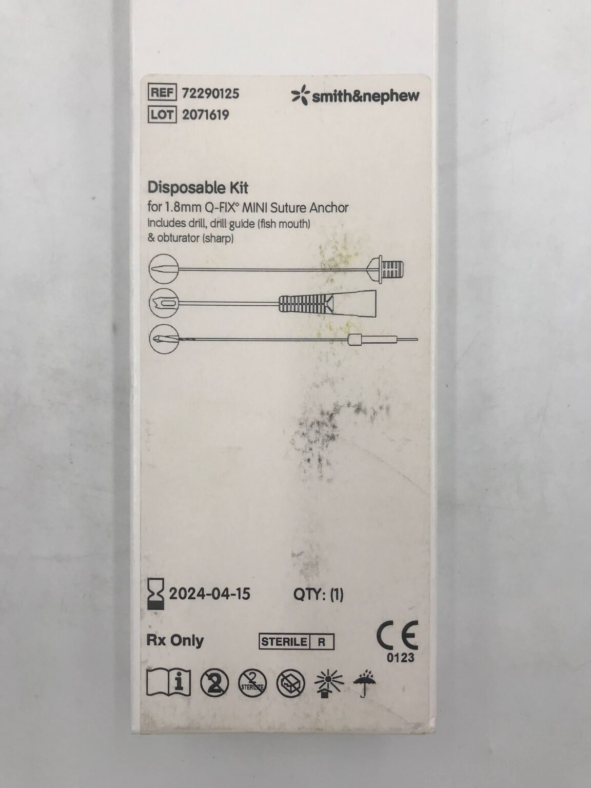 SMITH & NEPHEW 72290125 Disposable Kit for Q-Fix MINI Suture