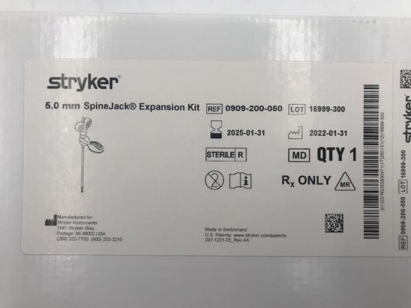 STRYKER 0909-200-050 SpineJack Expansion 5.0mm Kit (X)