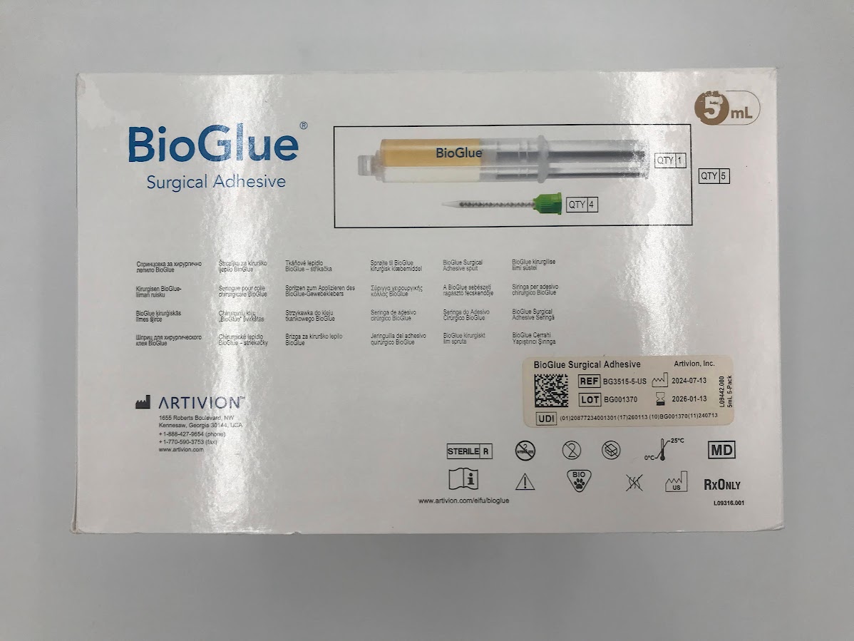 CRYOLIFE BG3515-5-US BioGlue Surgical Adhesive, BioGlue Syringe (Kit) 5mL (X)