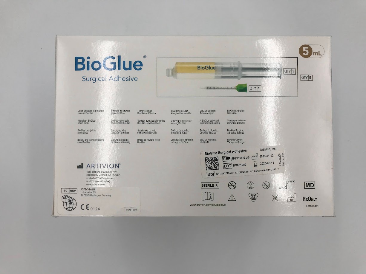 CRYOLIFE BG3515-5-US BioGlue Surgical Adhesive, BioGlue Syringe (Kit) 5mL (X)