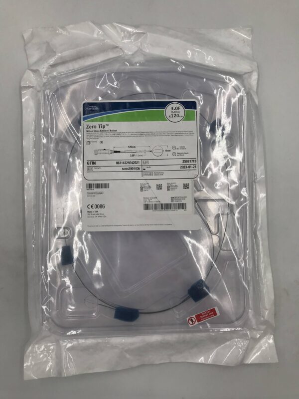 BOSTON SCIENTIFIC 390103 Zero Tip Nitinol Retrieval Basket 3F x 120cm (X)