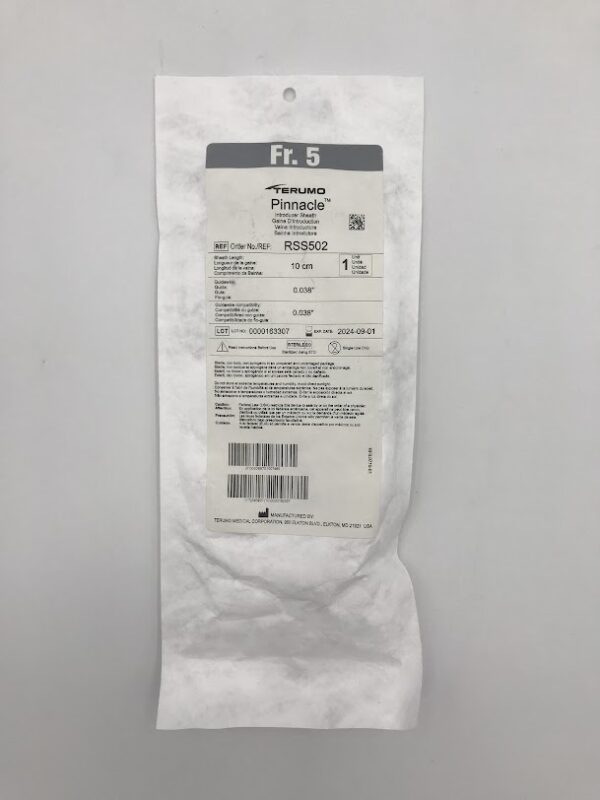 TERUMO RSS502 Pinnacle Introducer Sheath 5Fr (X)