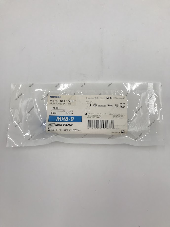 MEDTRONIC MR8-9BA60 Midas Rex MR8 High Speed System MR8-9 -M-33 9cm x Ø6mm Dissecting Tool (X)