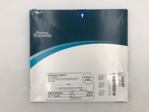 BOSTON SCIENTIFIC 1517 Pulmonary Jagwire Guidewire 0.035" x 180cm (2/Box)(X)