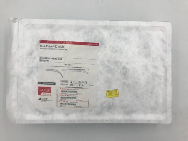 COOK G57703 Blue Rhino G2-Multi Percutaneous Tracheostomy Introducer Tray