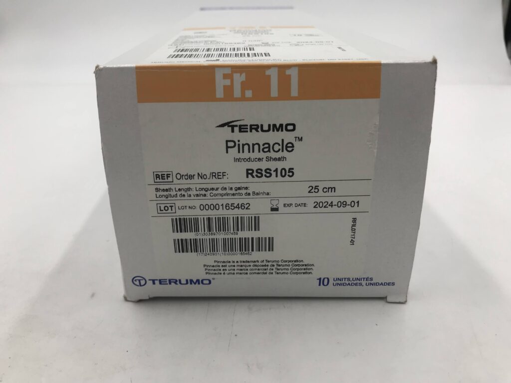 TERUMO RSS601 Pinnacle Introducer Sheath 11F x 25cm (10/Box)(X