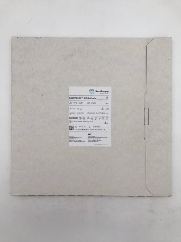 CONTRACT MEDICAL CV-G-18035A Nano4Imaging Emeryglide MR Glide, Angled Tip 180cm (X)