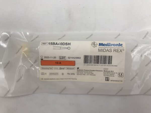 MEDTRONIC 15BA40DSH Midas Rex 15-A Dissecting Tool (X)