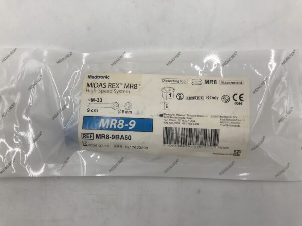 MEDTRONIC MR8-9BA60 Midas Rex MR8 High Speed System MR8-9 -M-33 9cm x Ø6mm Dissecting Tool (X)