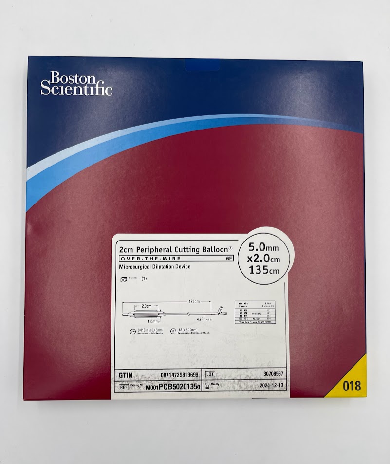 BOSTON SCIENTIFIC PCB5020135 Peripheral Cutting Balloon OTW Microsurgical Dilatation Device 4.2F x 5mm x 2cm x 135cm (X)