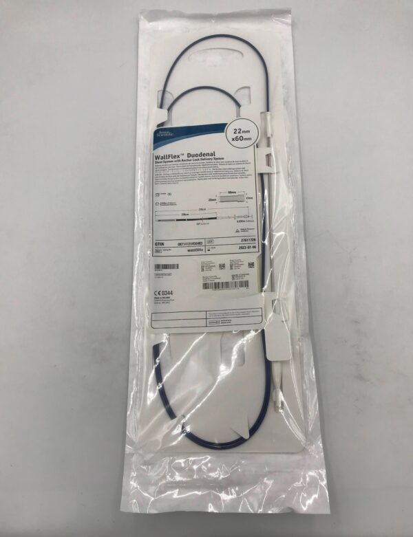BOSTON SCIENTIFIC 6501 WallFlex Duodenal Stent System w/ Ancho Lock Delivery System 10F x 22mm x 60mm (X)