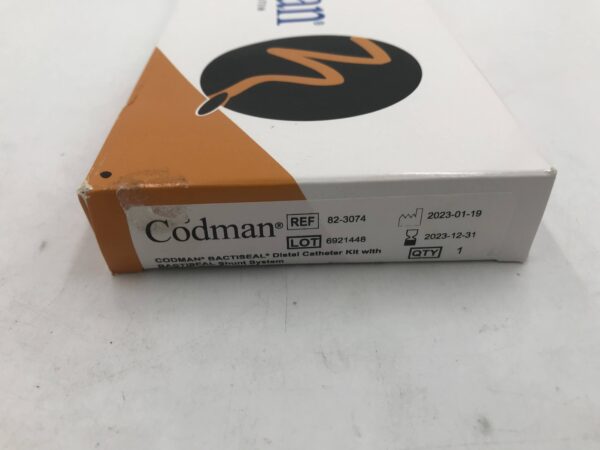 CODMAN 82-3074 Bactiseal Distal Catheter Kit w/ Bactiseal Shunt System (X)