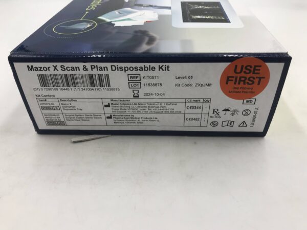 MAZOR ROBOTICS KIT0571 Mazor X Scan & Plan Disposable Kit Level:5 (X)