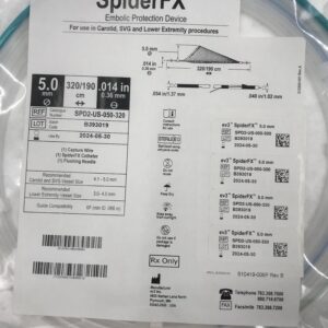 EV3 SPD2-US-050-320 SpiderFX Embolic Protection Device 5mm (X