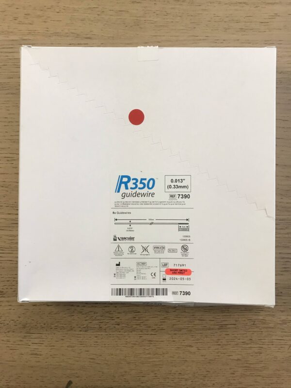 VASCULAR SOLUTIONS 7390 R350 Guidewire 0.013in 350cm (5/Box)(X)
