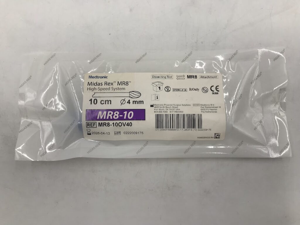 mmm07 Medtronic Midas Rex MR8 Match Head Tool 14cmX3mm - Fluted – XS Supply