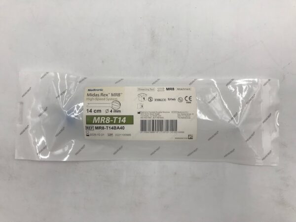 MEDTRONIC MR8-T14BA40 Midas Rex MR8 High Speed System Dissecting Tool MR8-T14 14cm x Ø4mm