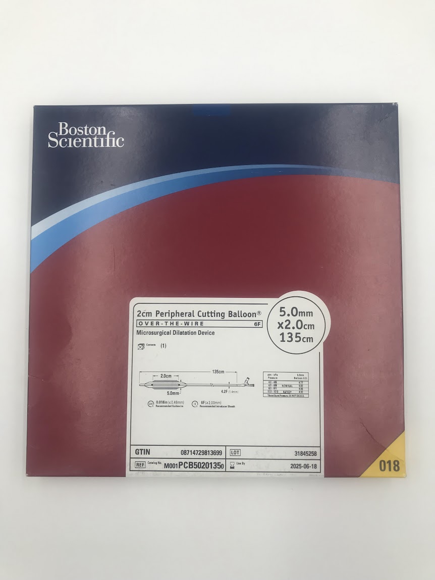 BOSTON SCIENTIFIC PCB5020135 Peripheral Cutting Balloon OTW Microsurgical Dilatation Device 4.2F x 5mm x 2cm x 135cm (X)