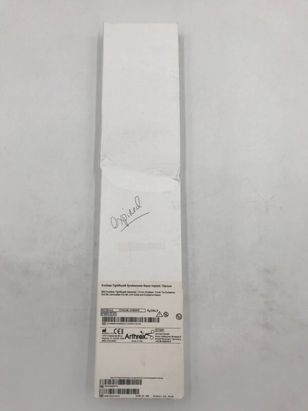 ARTHREX AR-8926T Knotless TightRope Syndesmosis Repair Implant, Titanium