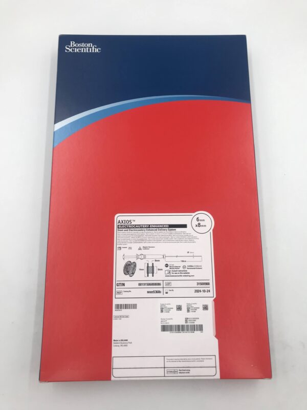 BOSTON SCIENTIFIC 5368 AXIOS Stent and Electrocautery-Enhanced Delivery System 9F x 6mm x 8mm(X)