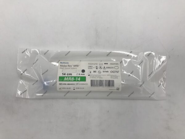 MEDTRONIC MR8-14BA50DC Midas Rex MR8 High Speed System Dissecting Tool MR8-14 14cm x Ø5mm