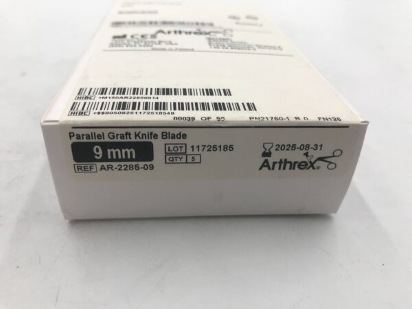 ARTHREX AR-2285-09 Parallel Graft Knife Blade 9mm (5/Box)