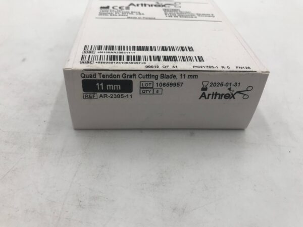 ARTHREX AR-2385-11 Quad Tendon Graft Cutting Blade 11mm (5/Box)(X)