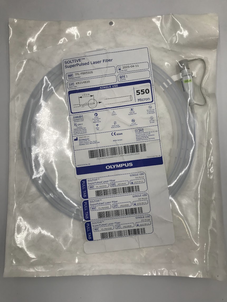 OLYMPUS TFL-FBX550S Soltive SuperPulsed Laser Fiber 550micron (X)