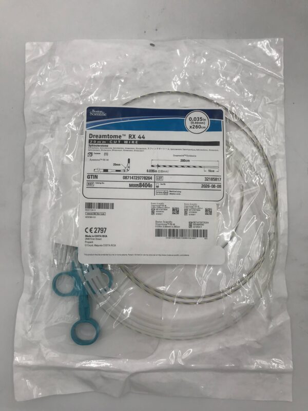 BOSTON SCIENTIFIC 8404 Dreamtome RX 44 Cut Wire Sphincterotome 0.035" x 260cm
