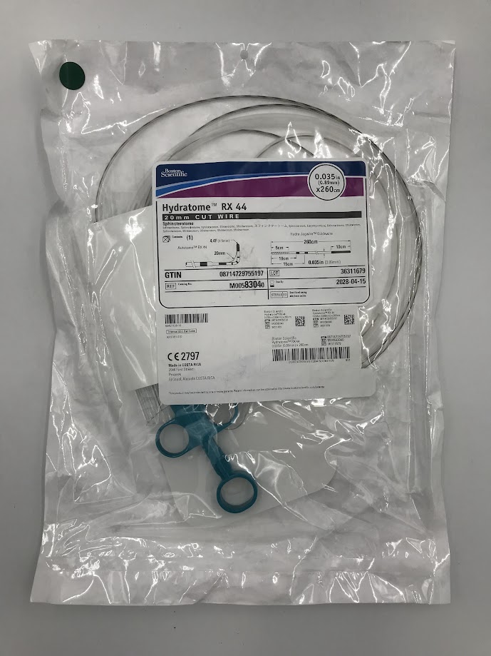 BOSTON SCIENTIFIC 8304 Hydratome RX 44, 20mm Cut Wire Sphincterotome 0.035" x 260cm