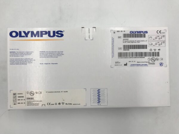 OLYMPUS A22255C HF-Resection Electrode 45° Needle 24-28F x 12° & 30°(12/Box)(X)