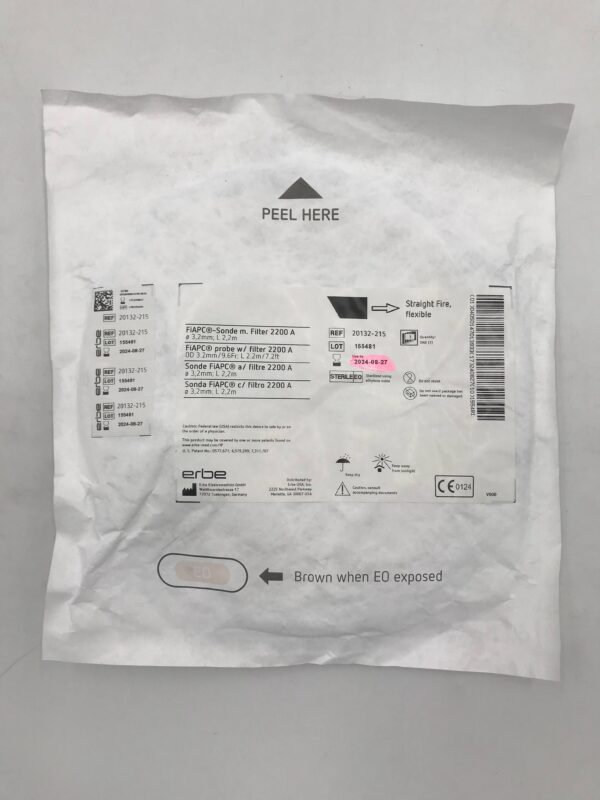 ERBE 20132-215 FiAPC Probe w/Filter Straight Fire, Flexible 9.6F x 7.2ft (X)