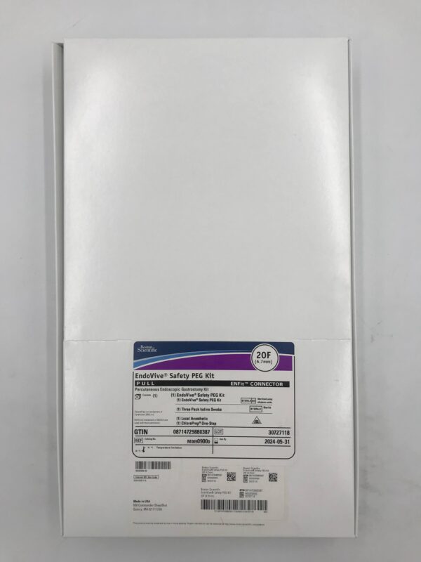 BOSTON SCIENTIFIC 0900 EndoVive Safety PEG Kit Pull Percutaneous Endoscopic Gastrostomy Kit 20F (X)