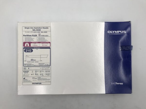 OLYMPUS NA-403D-2021 PeriView Flex Single Use Aspiration Needle 1150mm x Ø1.7mm (4/Box) (X)