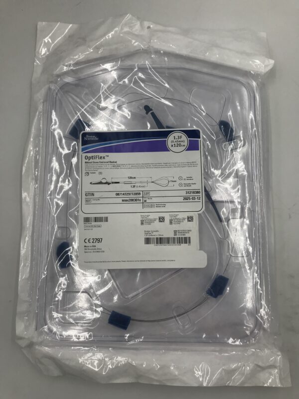 BOSTON SCIENTIFIC 390301 OptiFlex Nitinol Stone Retrieval Basket 1.3F x 120cm (X)