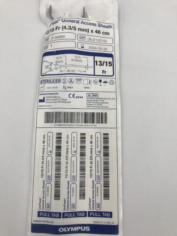 OLYMPUS 61338BX UroPass Ureteral Access Sheath 13/15Fr x 46cm (X)
