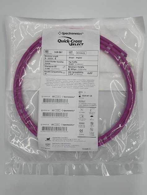 SPECTRANETICS 518-087 Quick-Cross Select Support Catheter, 4F 150cm (X)