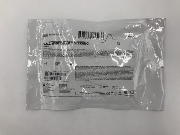 KCI M6275033/10 V.A.C. WhiteFoam Small Dressing, 10 x 7.5cm