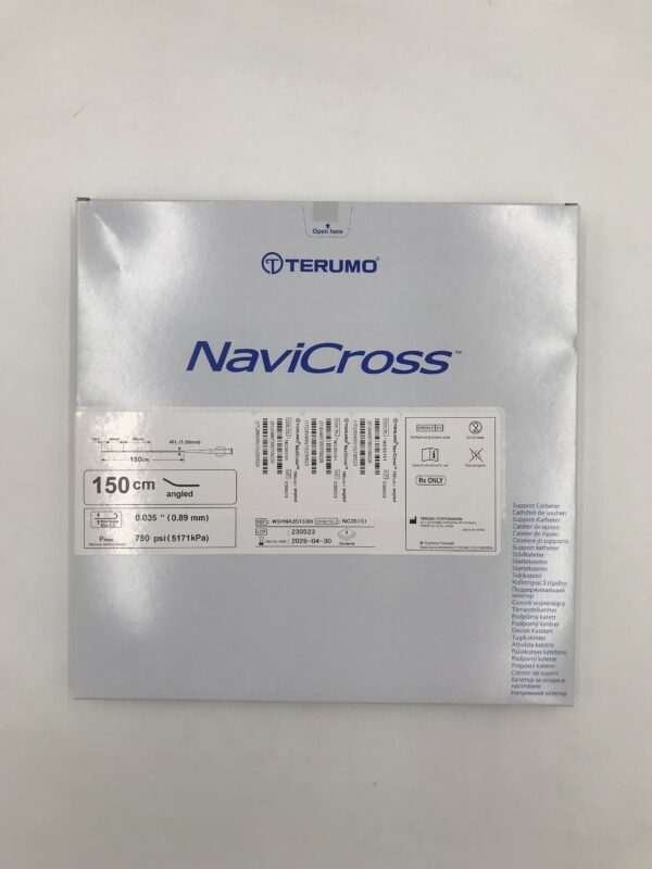 TERUMO NC35151 Navicross Support Catheter Angled 0.035"x 150cm x 4Fr