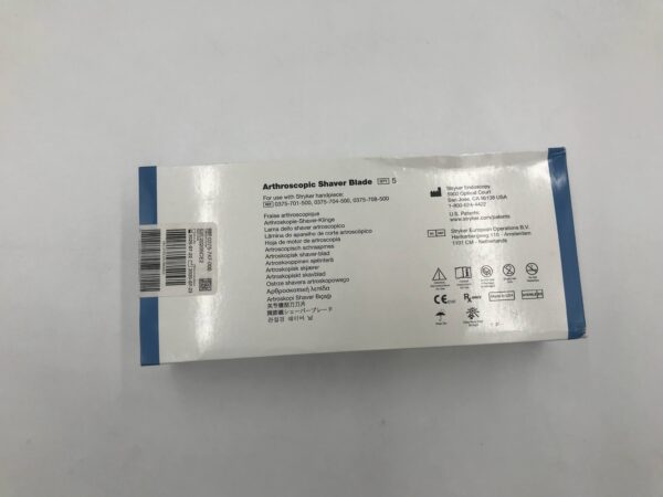 STRYKER 0375-747-000 Formula End Cutter Disposable Arthroscopy Blade, 4.0mm (5/Box)