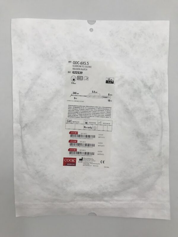 COOK G22539 Quantum TTC Colonic Balloon Dilator 120 psi 6Fr. 240cm